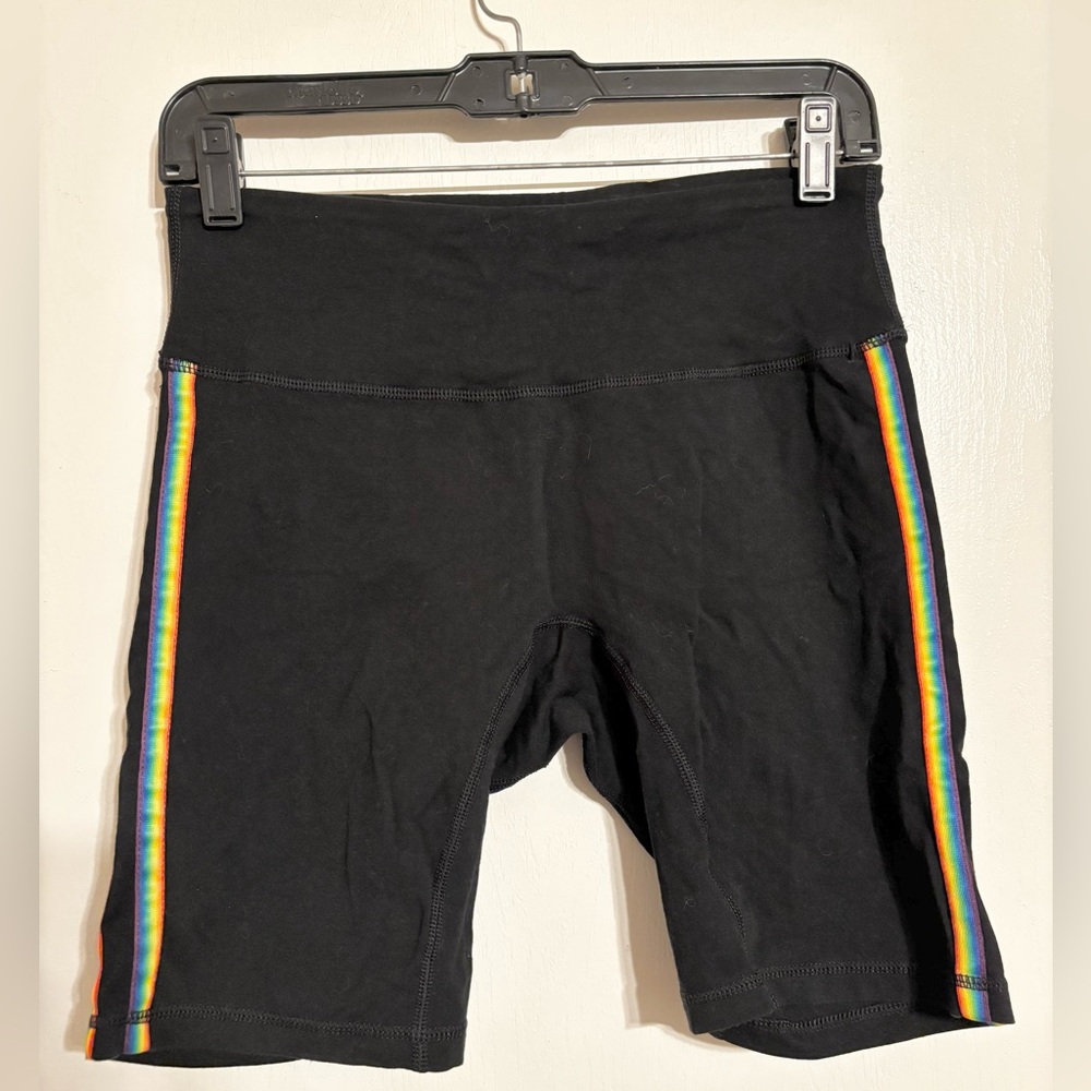 Target pride rainbow cotton spandex biker shorts Small